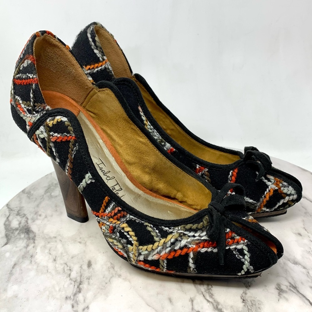 Isabel Toledo For Payless Peep Toe Bow Yarn Detail Pumps 10 Unique Artsy Modern